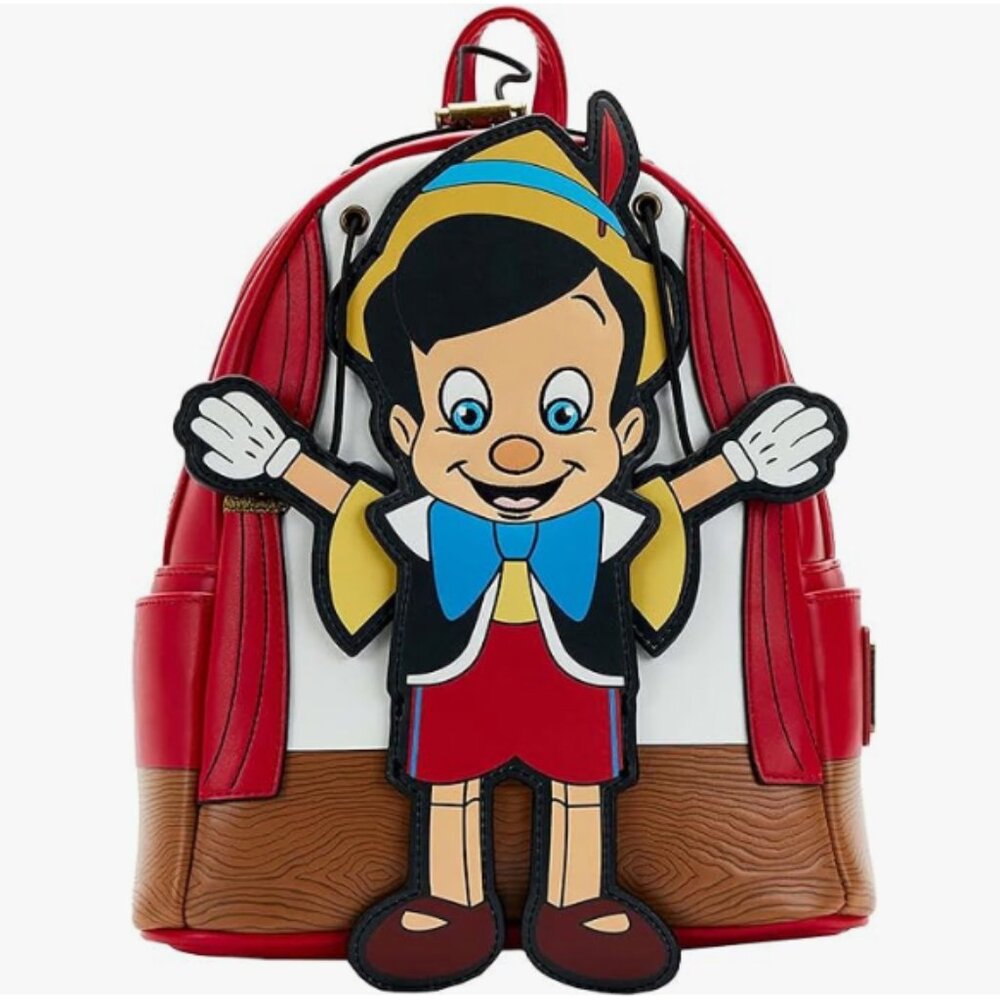 Brand New Loungefly Disney Pinnochio Marionette Mini Backpack
